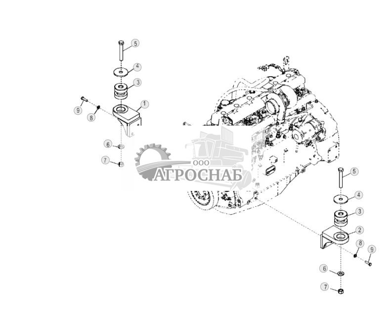 Крепление двигателя (Engine 6068HYN01-RE550287) - ST722331 194.jpg